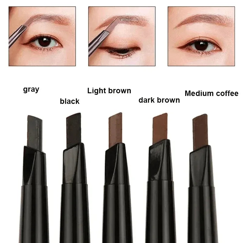Crayon Sourcils Double Embout – Ultra-Fin Waterproof Longue Tenue | Maquillage Professionnel