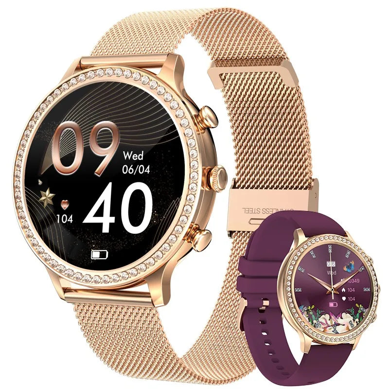 Montre Connectée Femme LIGE 2026 – Appels Bluetooth, Cadran Personnalisable & Suivi Cardio | Étanche Sport & Fitness | Cadeau Femme