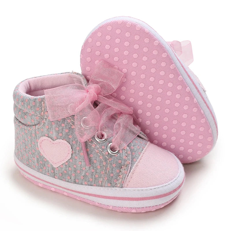 Chaussures Bébé Fille Rose Semelle Souple – Ballerines Légères Confortables Premiers Pas Casual