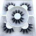 Faux Cils 3D Mink Naturels 2025 – Lot 3 Paires Longues | Extensions Cils Beauté