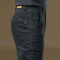 Pantalon Homme Coton Léger Été – Slim Droit Élastique Business Casual Polyvalent | Mode Homme Premium