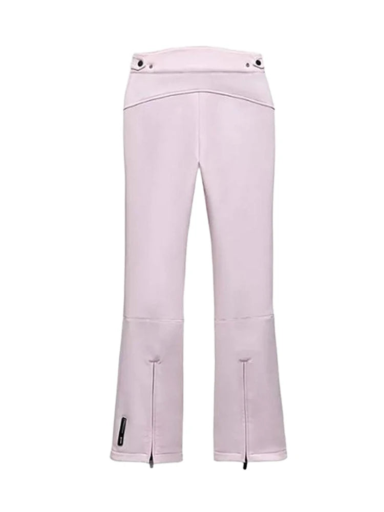 Ensemble de Ski Femme 2 Pièces – Veste Capuche Zipper Chaude + Pantalon Sport Long | Confort Hiver 2025