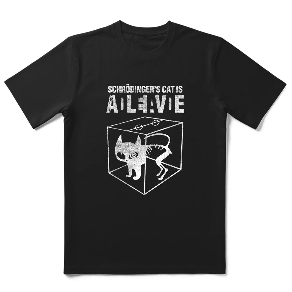 T-Shirt Homme 100% Coton Imprimé Chat Cool Loose Été Manches Courtes Col Rond Casual Tendance – Tee Graphique Félin Streetwear | Mode Homme Premium