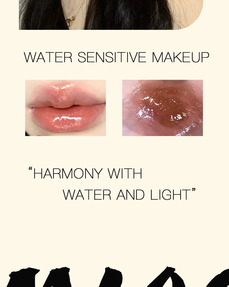 Gloss Jelly Chocolat Brun – Stylo Miroir Nacré Waterproof | Lèvres Hydratées & Brillantes