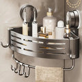 Étagère Douche Angle Triangulaire Sans Perçage – Ventouse Murale, Rangement Salle de Bain & Douche | Coin Pratique