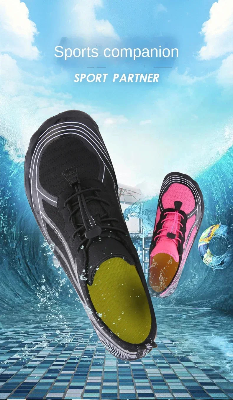 Chaussures Aquatiques 5 Doigts Unisexe – Respirantes & Antidérapantes | Plage, Natation, Fitness & Sport Été | Tailles 36-47