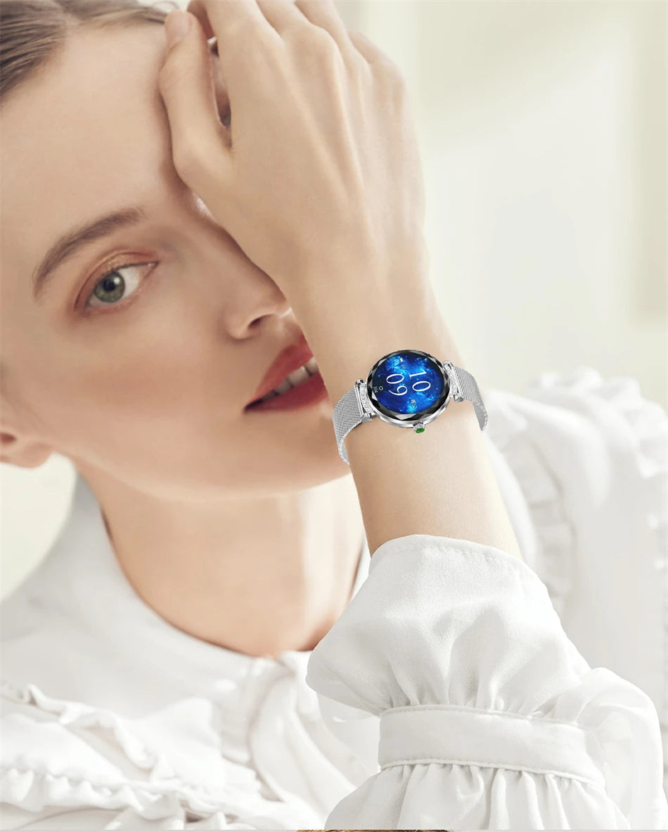 Montre Connectée Femme LIGE NX7 Pro – Écran AMOLED | Appels Bluetooth, Suivi Santé & Sport | Smartwatch Fashion Luxe