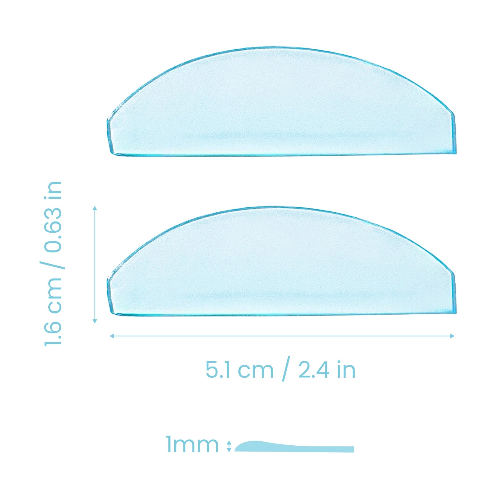 Tiges Silicone Lash Lift Lomansa Korea – 1 Paire Réutilisable | Boucleurs Cils Permanente & Pads Adoucissants