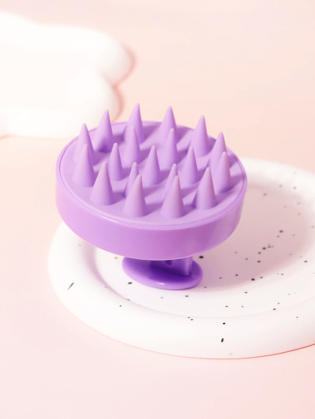 Brosse Massante Cuir Chevelu en Silicone - Anti-Pellicules & Croissance Capillaire