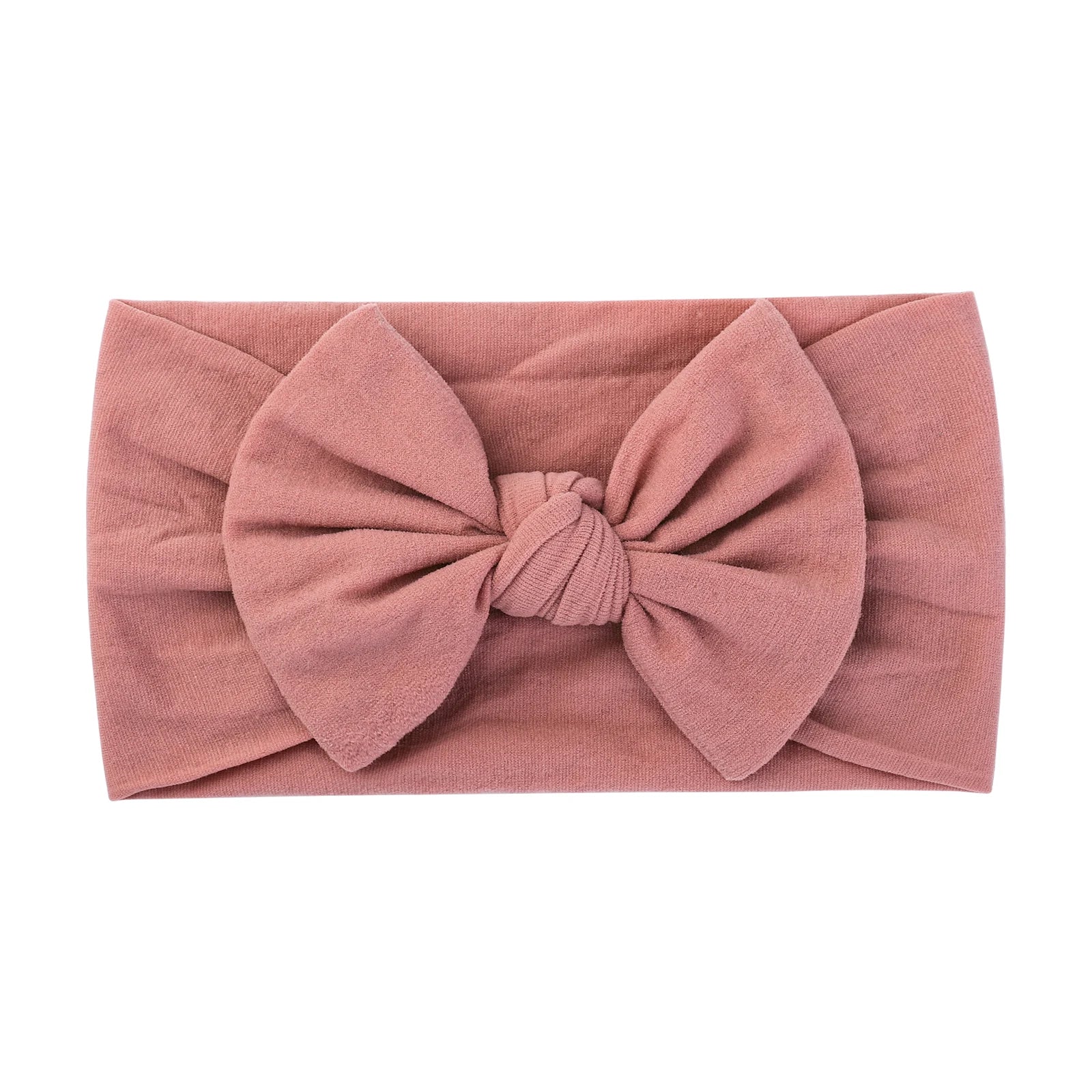 Bandeau Nœud Bébé Fille Élastique Large – Turban Headband Accessoire Cheveux 48 Couleurs
