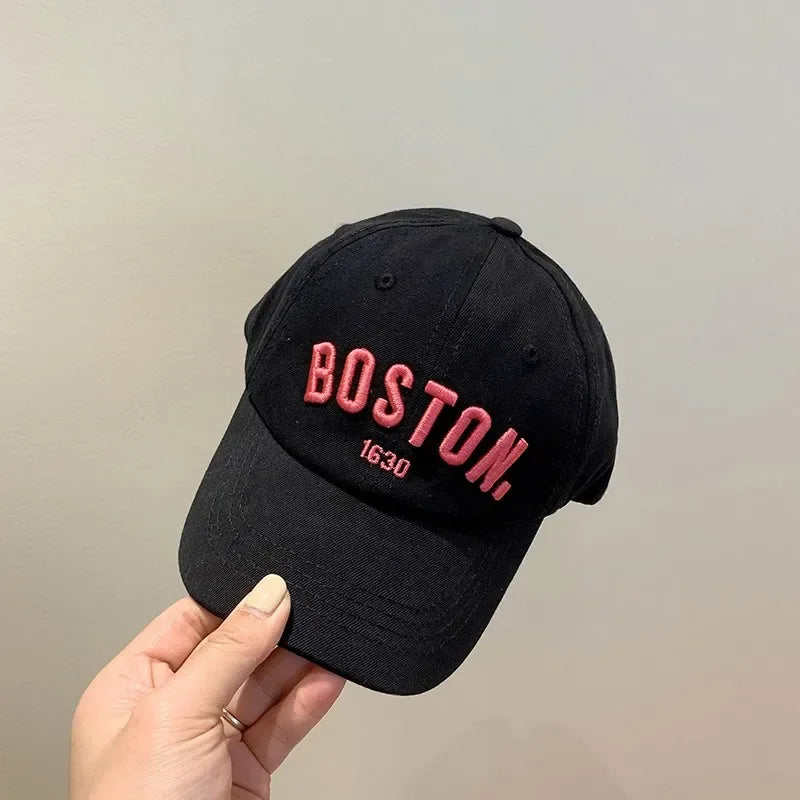 Casquette Baseball Enfant Brodée Lettre Unisexe – Bob Soleil Réglable Printemps Été Garçon Fille Bébé