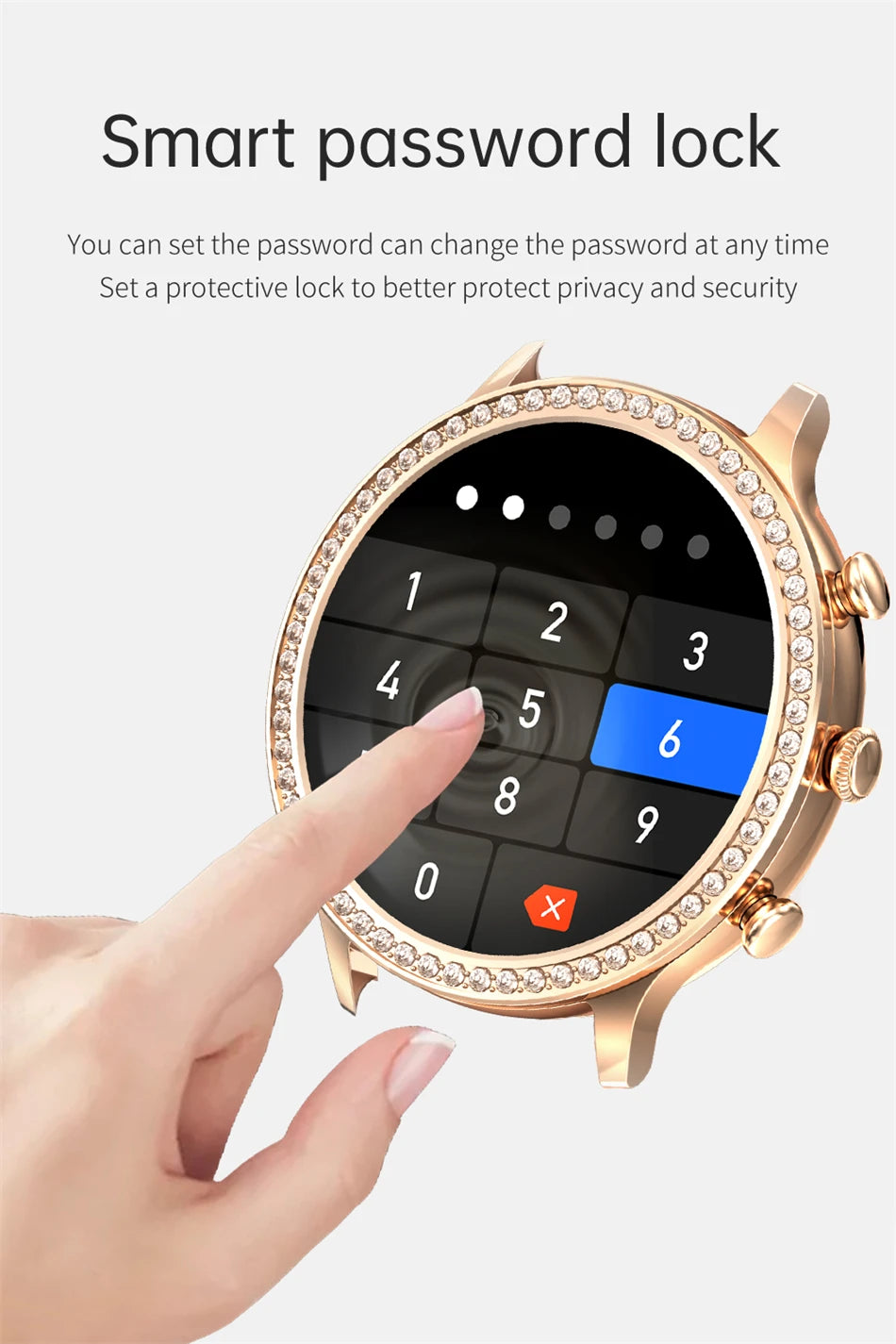 Montre Connectée Femme LIGE 2026 – Appels Bluetooth, Cadran Personnalisable & Suivi Cardio | Étanche Sport & Fitness | Cadeau Femme
