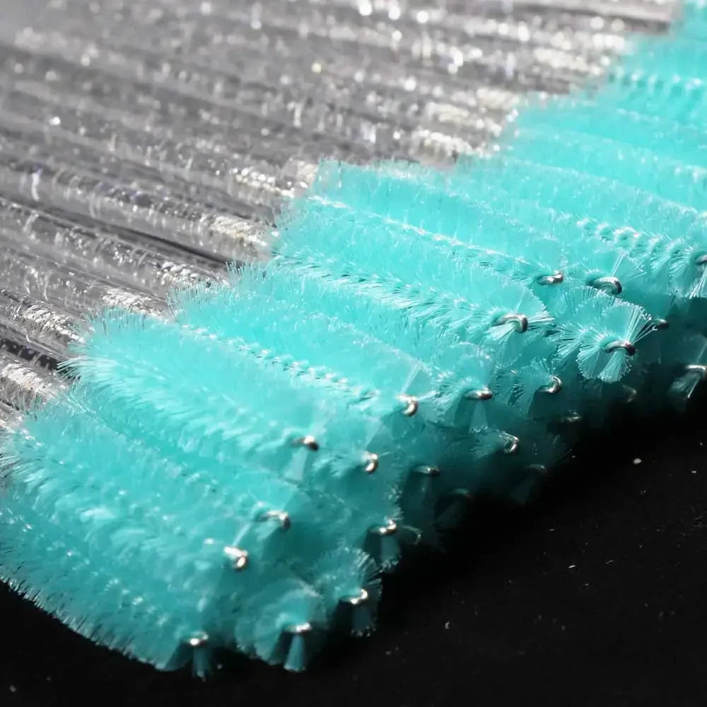 Lot 50 Brosses à Cils Jetables Crystal – Extensions de Cils & Application Mascara Professionnelle | Usage Unique