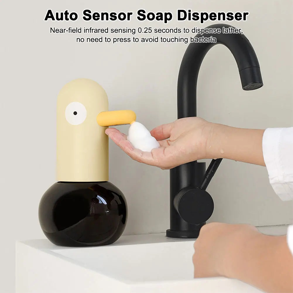 Distributeur de Savon Canard Mignon Sans Contact – Électrique Rechargeable, Automatique | Cuisine & Salle de Bain