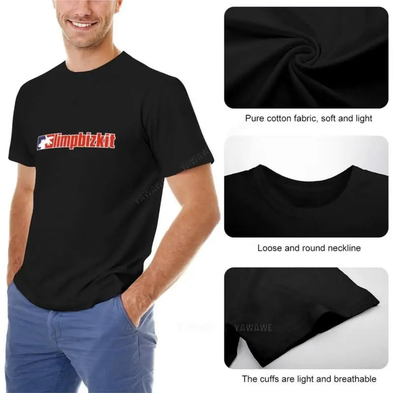 T-Shirt Homme Limp Bizkit International Tour – Imprimé Rock Vintage Noir Unisexe Manches Courtes | Mode Streetwear Premium