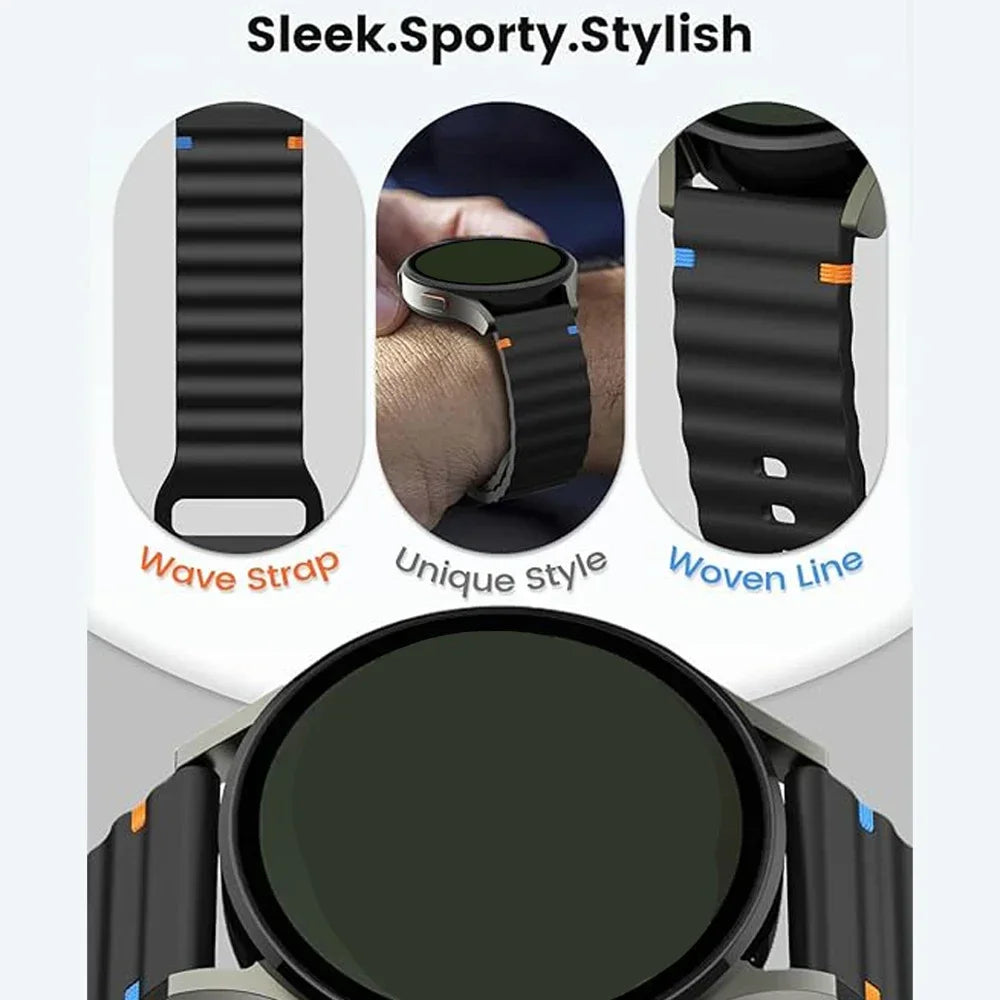 22mm Silikonarmband Xiaomi Watch 2 Pro S4 S3 S2 S1 Active Mi Watch Color 2 – Sportwelle