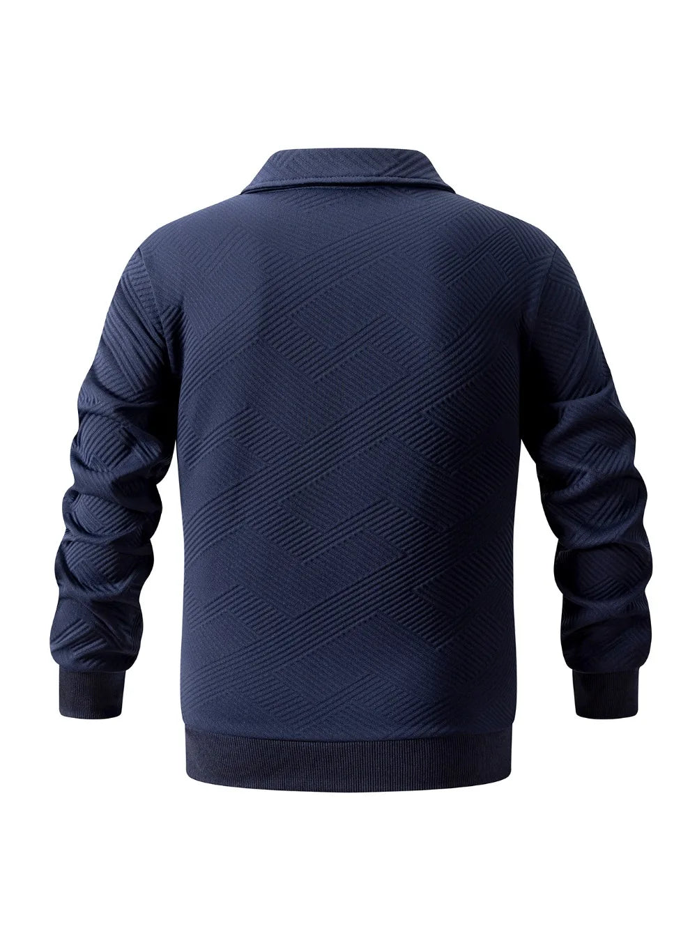 Sweat Homme Quarter Zip Col Polo Roulé Couleur Unie Pullover Manches Longues Casual Outdoor Quotidien Automne Confortable Élégant – Sweatshirt Zippé Premium | Mode Homme Automne Premium