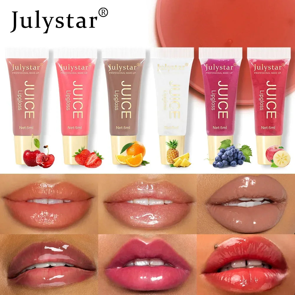 Gloss Lip Oil Nude Brun Repulpant – Hydratant Fruit Transparent | Lèvres Douces & Brillantes