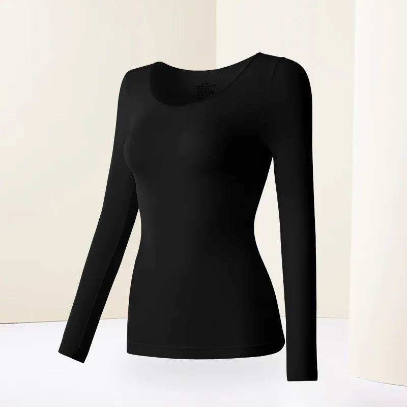 Set Sous-Vêtements Thermiques Femme - Ultra-Fins & Invisibles Automne Hiver