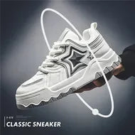 Sneakers Plateforme Vulcanisées Homme – Semelle Épaisse Respirantes Résistantes Sport Casual