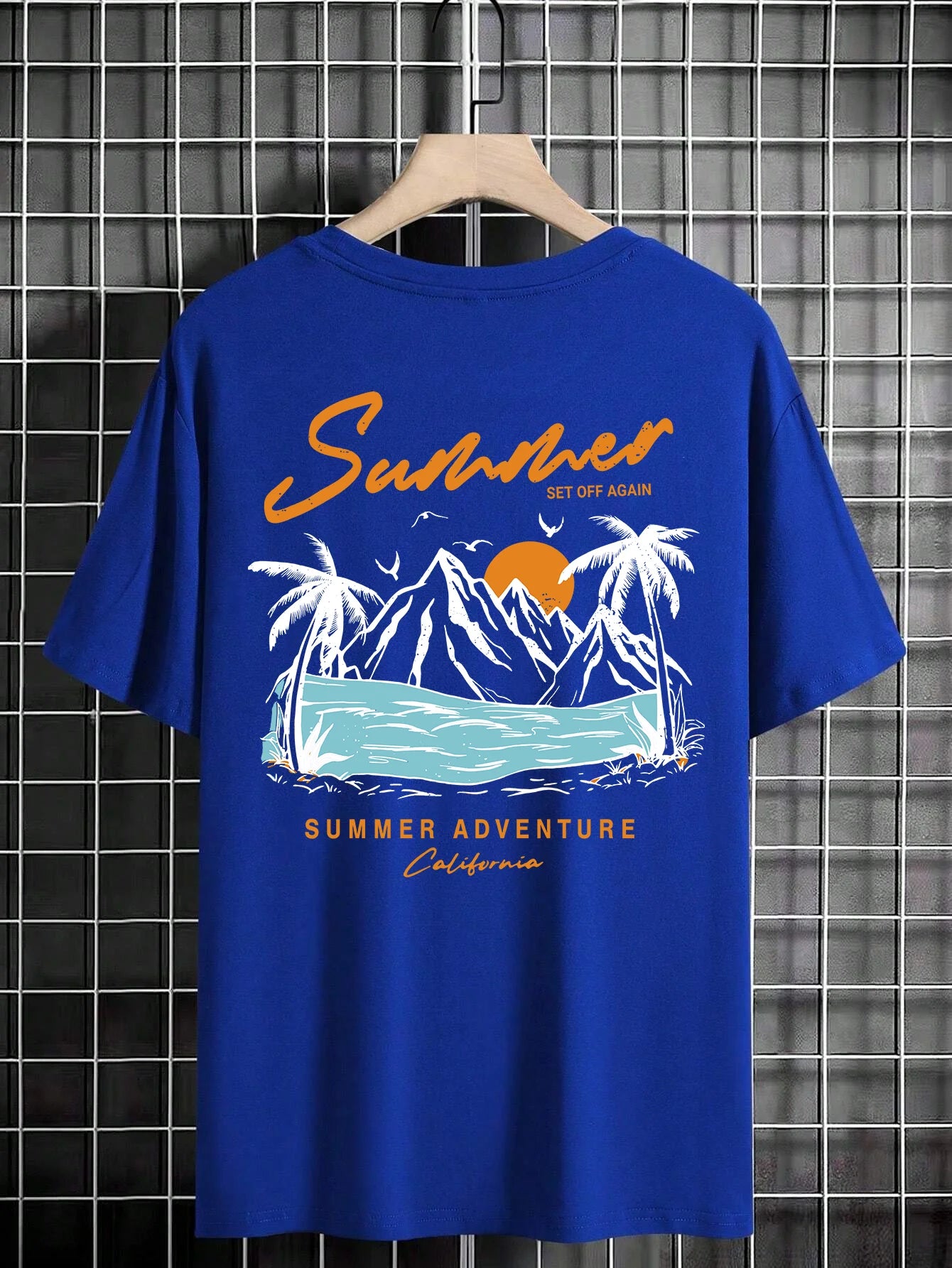 T-Shirt Homme Oversize Coton Imprimé California Adventure Été Loose Fashion Casual Tendance – Tee Graphique Voyage West Coast Streetwear | Mode Homme Premium