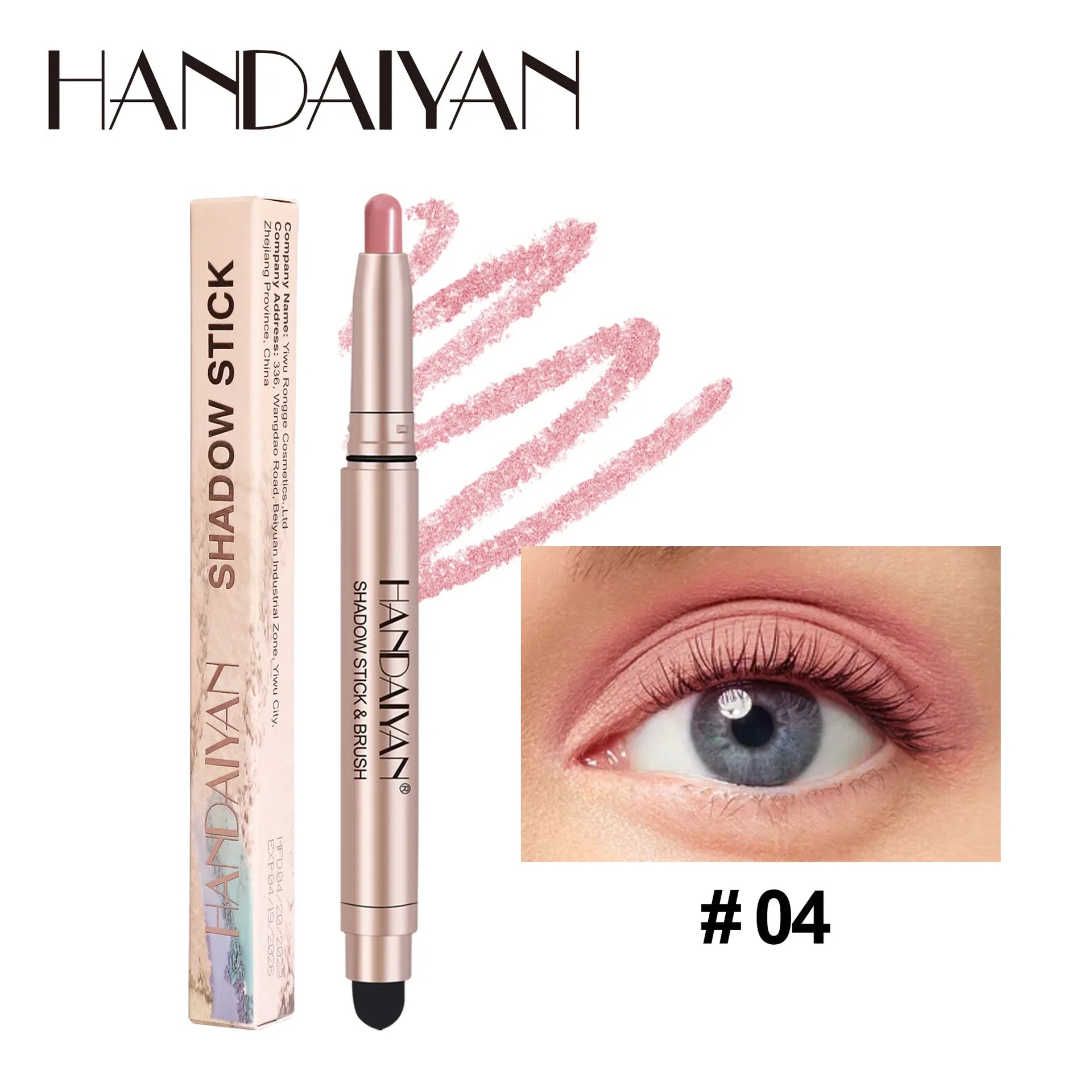 Crayon Fard à Paupières Coloré – Mat Nacré Waterproof | Rose, Brun, Vert, Noir