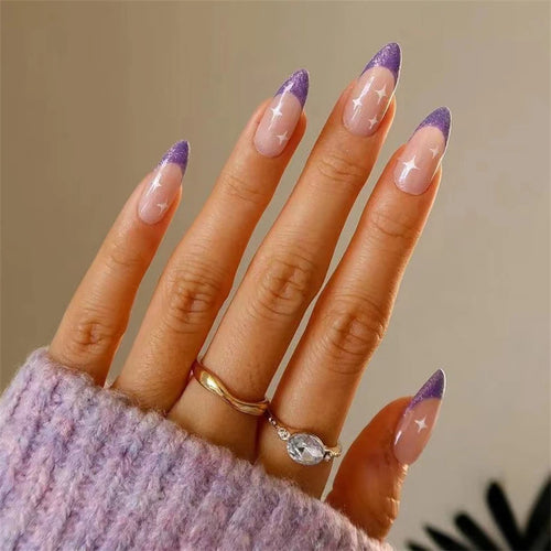 24 Faux Ongles Ballerina & Coffin Amovibles – Manucure Prête à Porter, Forme Amande & Coffin | Décoration Ongles Femme & Fille