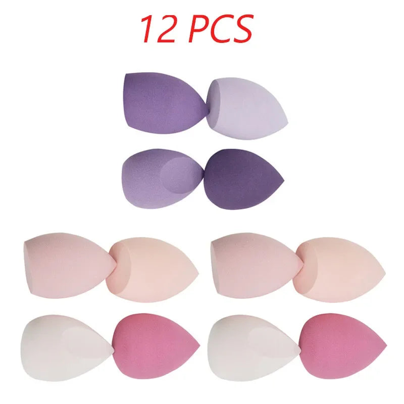 Lot 4 Éponges Maquillage Blender Puff – Fond de Teint, Poudre & Correcteur | Application Douce & Uniforme | Accessoire Beauté