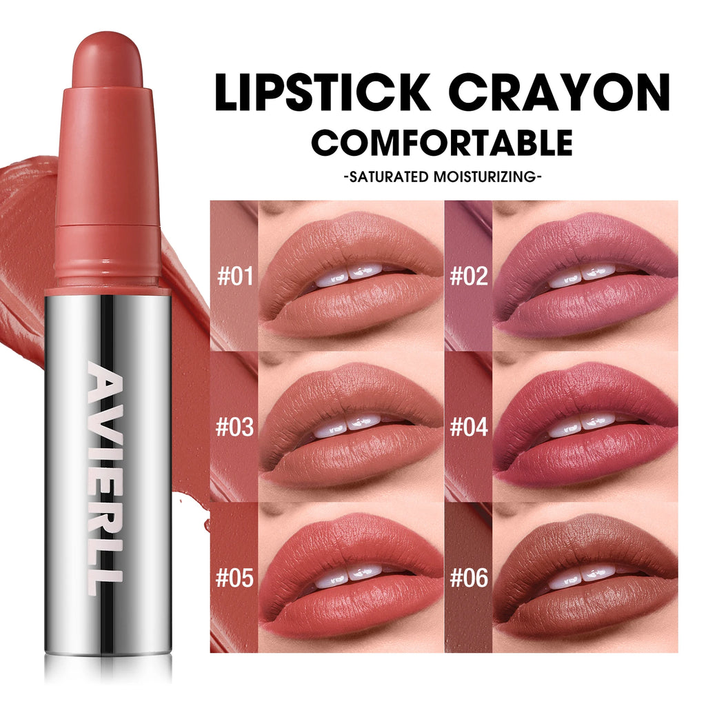Rouge à Lèvres Mat Hydratant – Stylo Rotatif Facile à Appliquer | Waterproof Longue Tenue