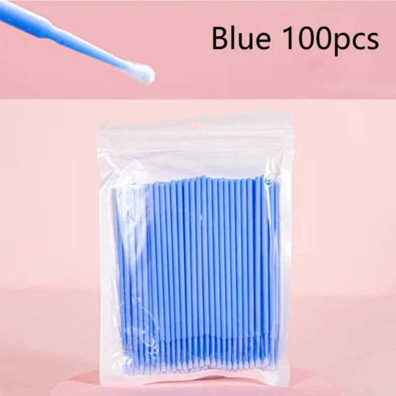 Micro Applicateurs Jetables Cils & Cosmétiques – Lot 100 à 400 Pcs | Cotons-Tiges Précision Maquillage