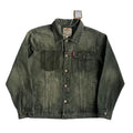 Vintage Jeansjacke Baumwolle 100% Herren Loose – Denim Americana Frühling Herbst