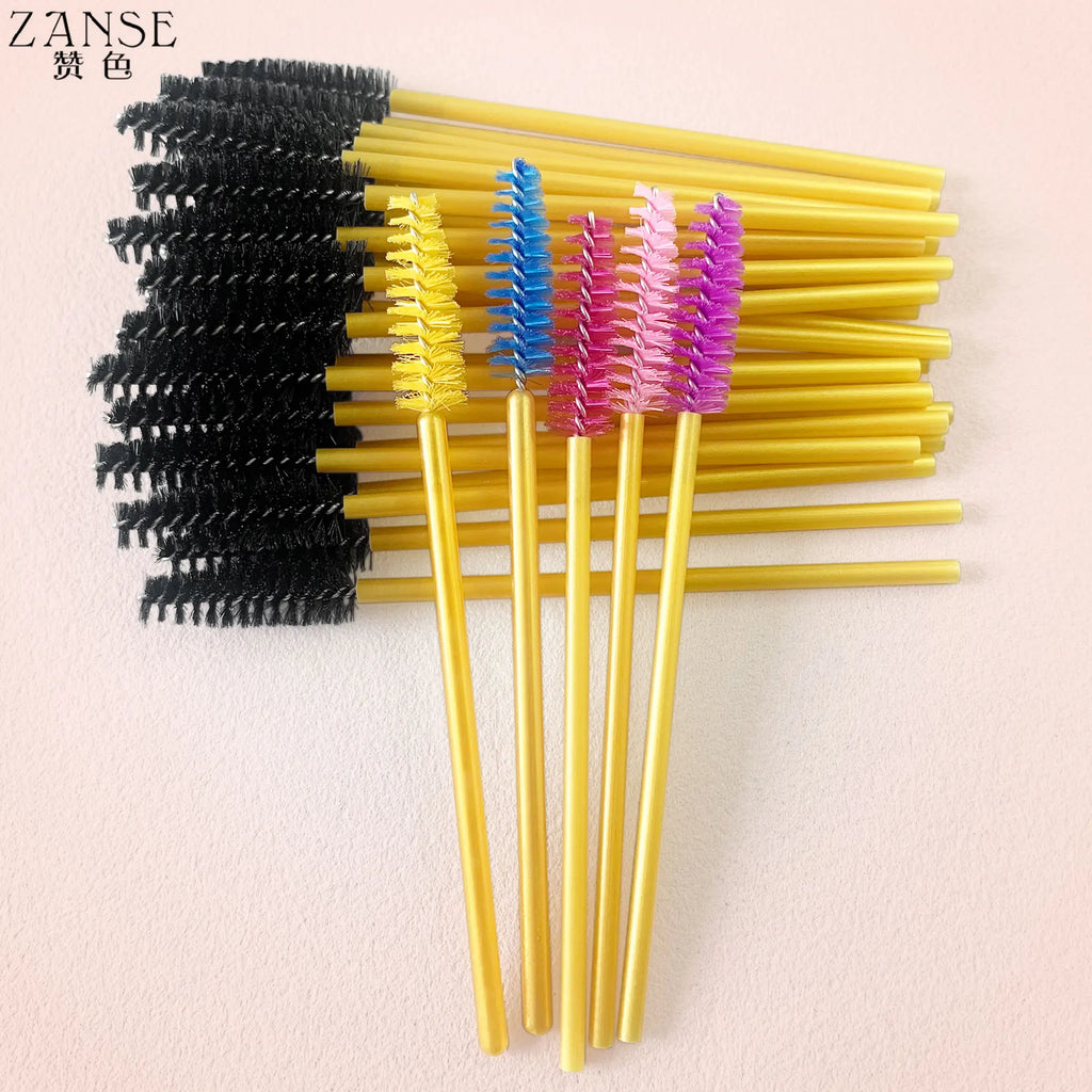 Brosses Cils & Sourcils Applicateur – Lot 5 ou 50 Pcs | Mascara & Extension