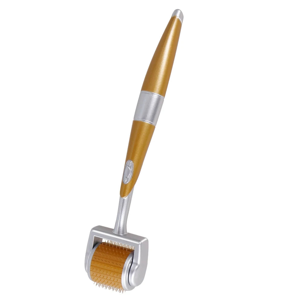 Derma Roller Professionnel 540 Aiguilles – Croissance Cheveux & Barbe, Soin Visage & Corps | 0.2mm 0.25mm 0.3mm