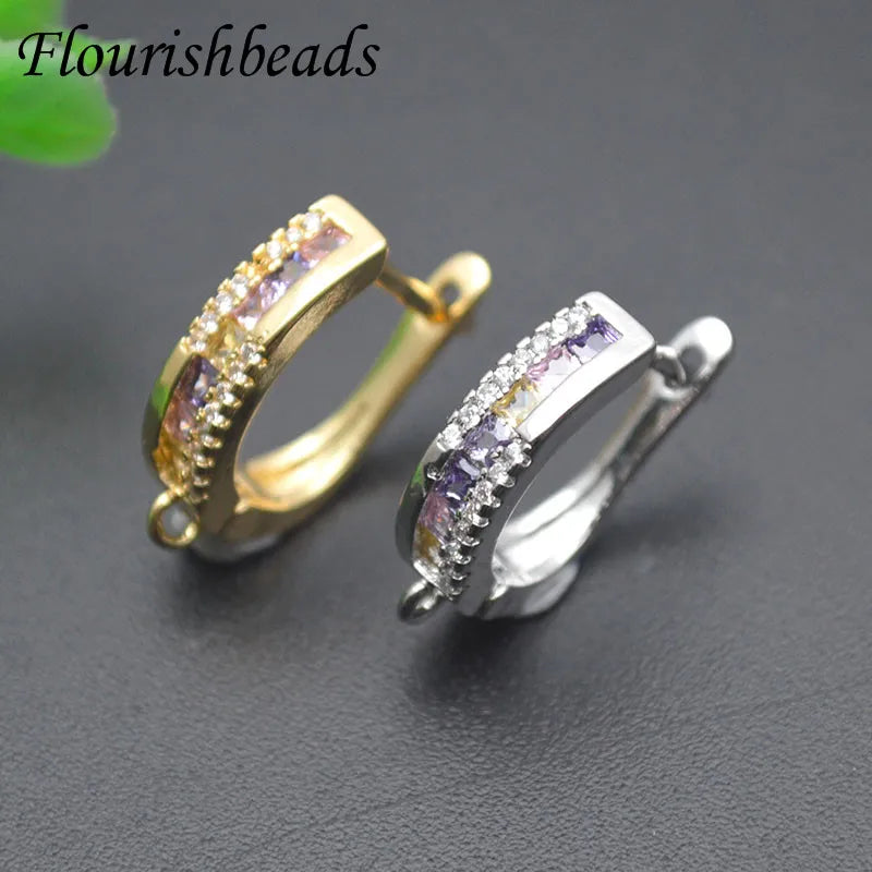 Ohrhaken Ohrringe 18k Gold Anlaufgeschützt Packung 30 Stk. – Glattes Premium-Finish | DIY Schmuck Zubehör für Hochzeit, Weihnachten & Bastelarbeiten