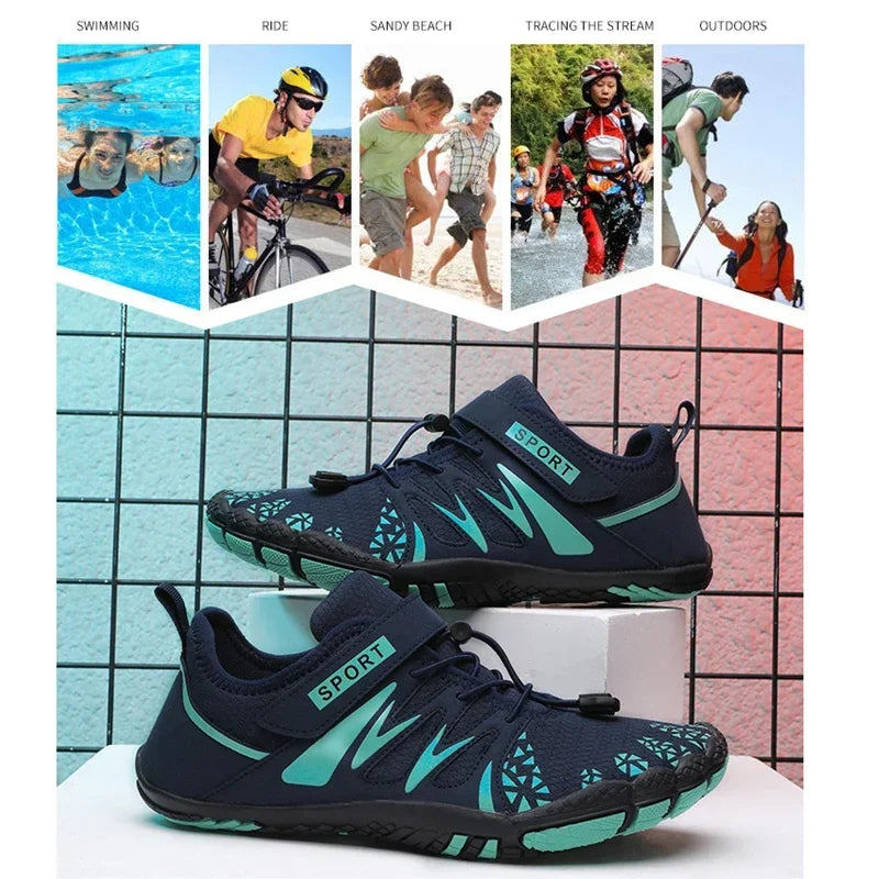 Chaussures Aquatiques 5 Doigts Unisexe – Respirantes & Antidérapantes | Plage, Natation, Fitness & Sport Été | Tailles 36-47