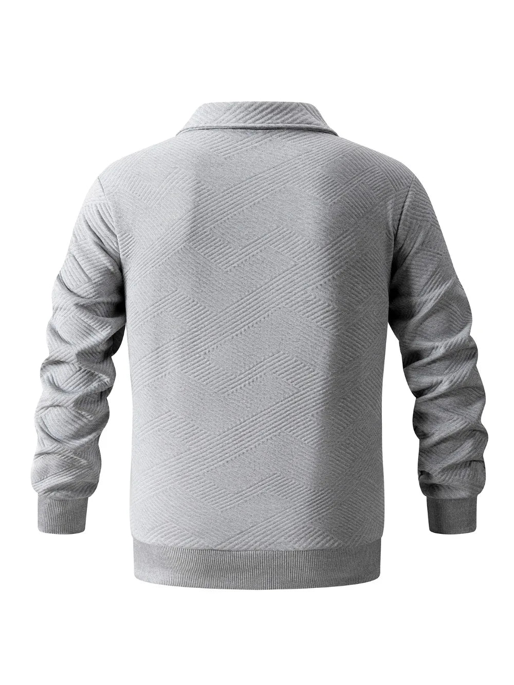 Sweat Homme Quarter Zip Col Polo Roulé Couleur Unie Pullover Manches Longues Casual Outdoor Quotidien Automne Confortable Élégant – Sweatshirt Zippé Premium | Mode Homme Automne Premium