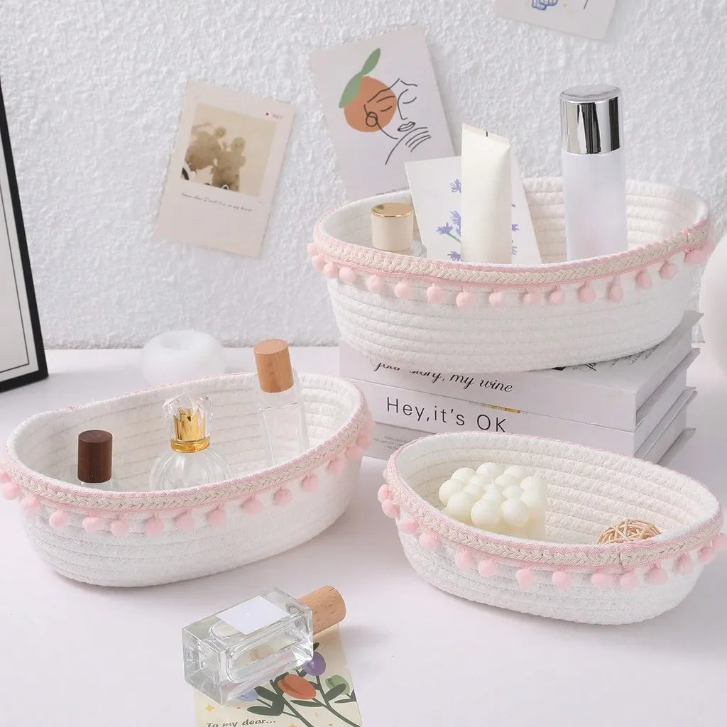 Panier Rangement Cosmétiques & Skincare - Salle de Bain, Bureau & Salon
