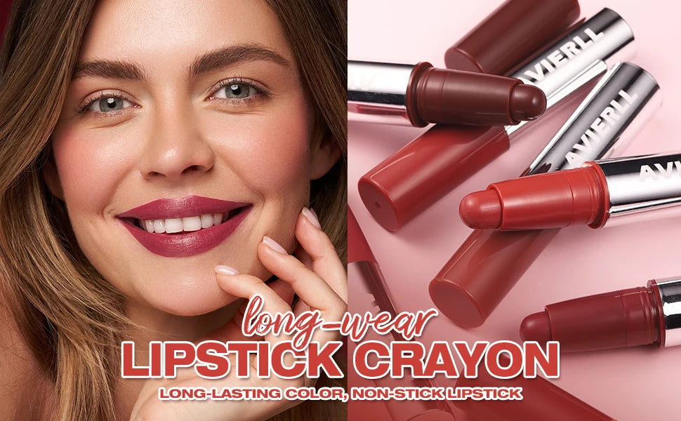 Rouge à Lèvres Mat Hydratant – Stylo Rotatif Facile à Appliquer | Waterproof Longue Tenue