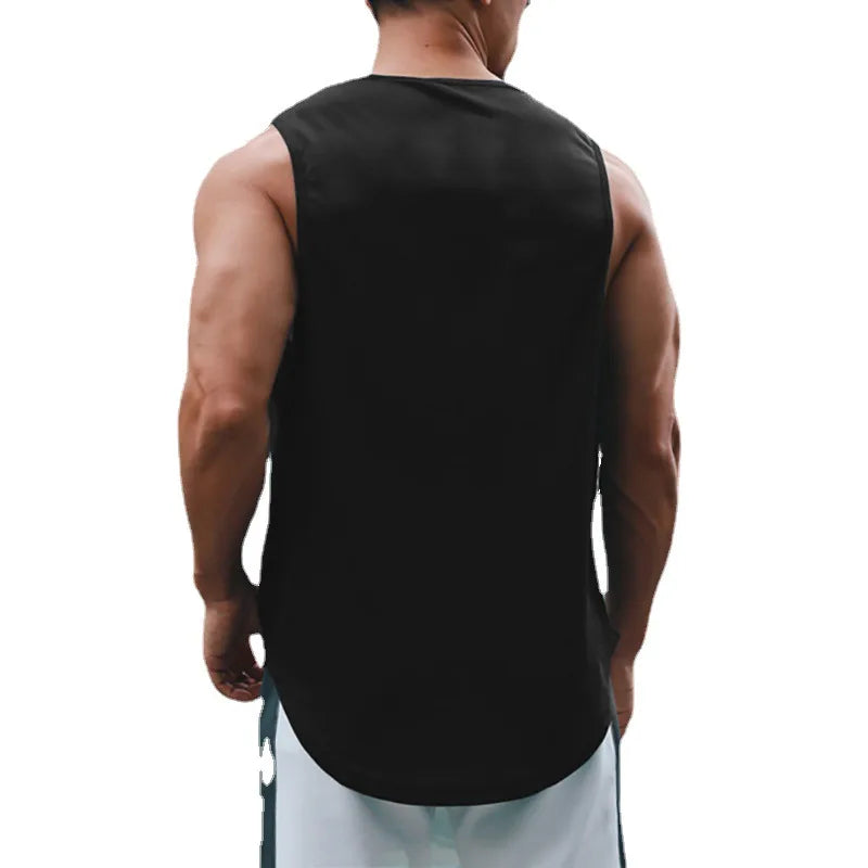 Débardeur Homme Gym Fitness Séchage Rapide – Loose Bodybuilding Sans Manches Basketball Été | Mode Homme Sport Premium