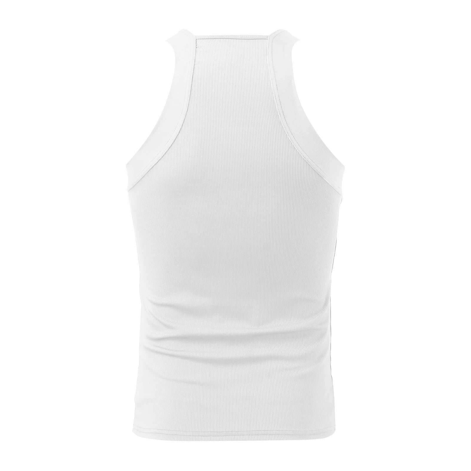 Débardeur Homme Sport Couleur Unie Col Rond Sans Manches Skinny Gym Streetwear Casual Fête S-5XL – Fitness Été | Mode Homme Premium
