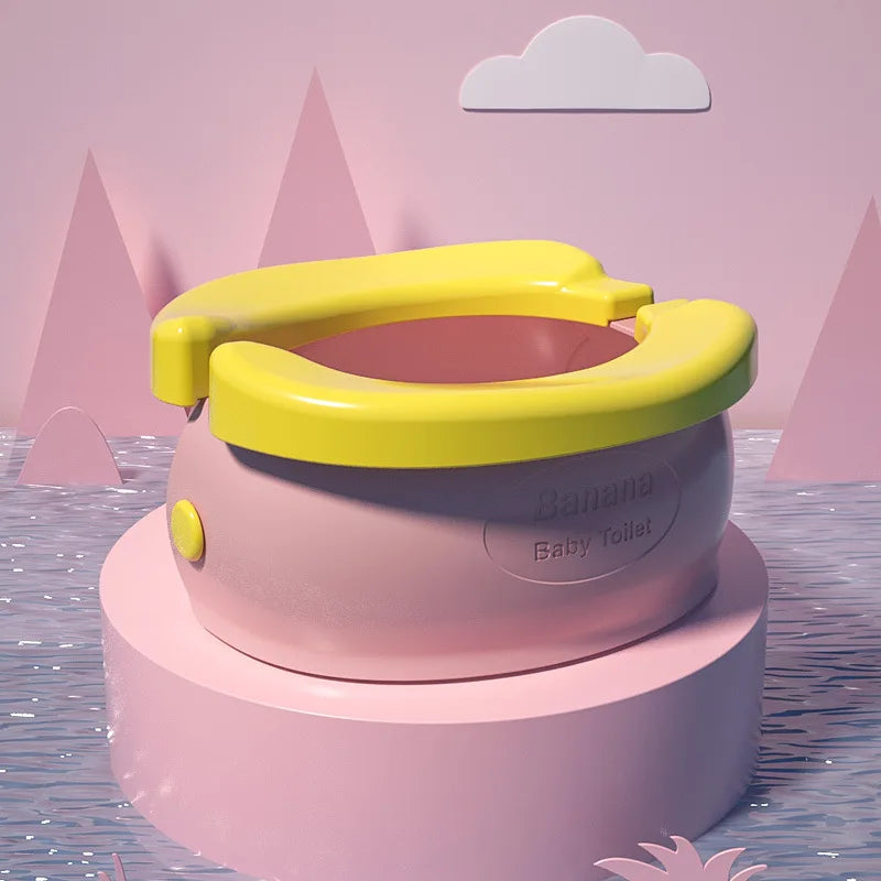 Pot Bébé Portable Pliable Voyage – Siège Toilette Enfant + Sac Rangement & 20 Sacs Poubelle