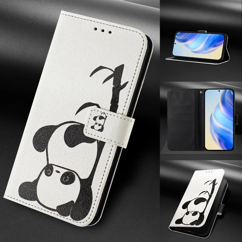Coque Portefeuille OPPO A5 Pro 5G – Flip Case Cartoon Peint Fantaisie CPH2695