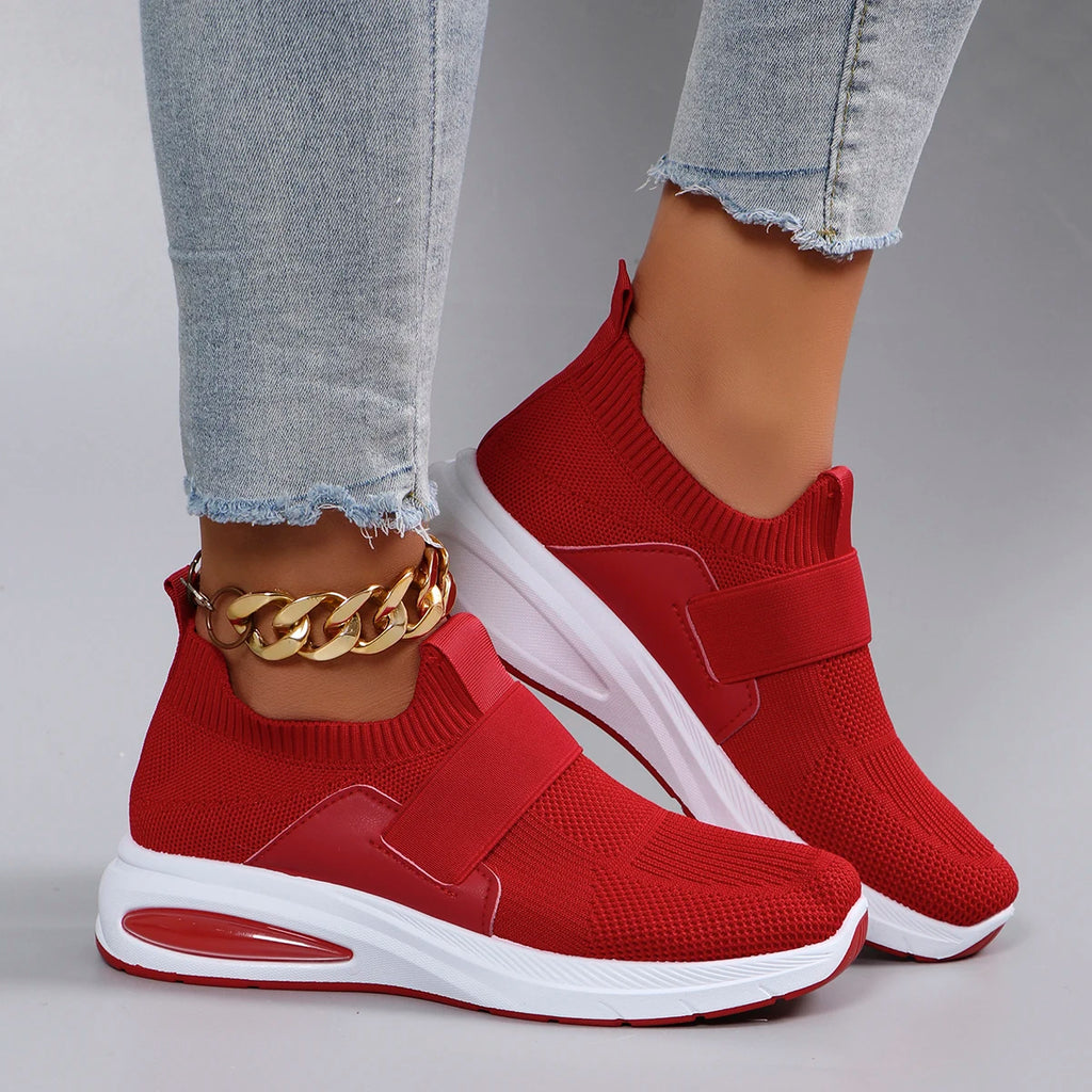 Chaussures Sport Flat Légères Non-Slip Femme – Respirantes Résistantes Casual Printemps