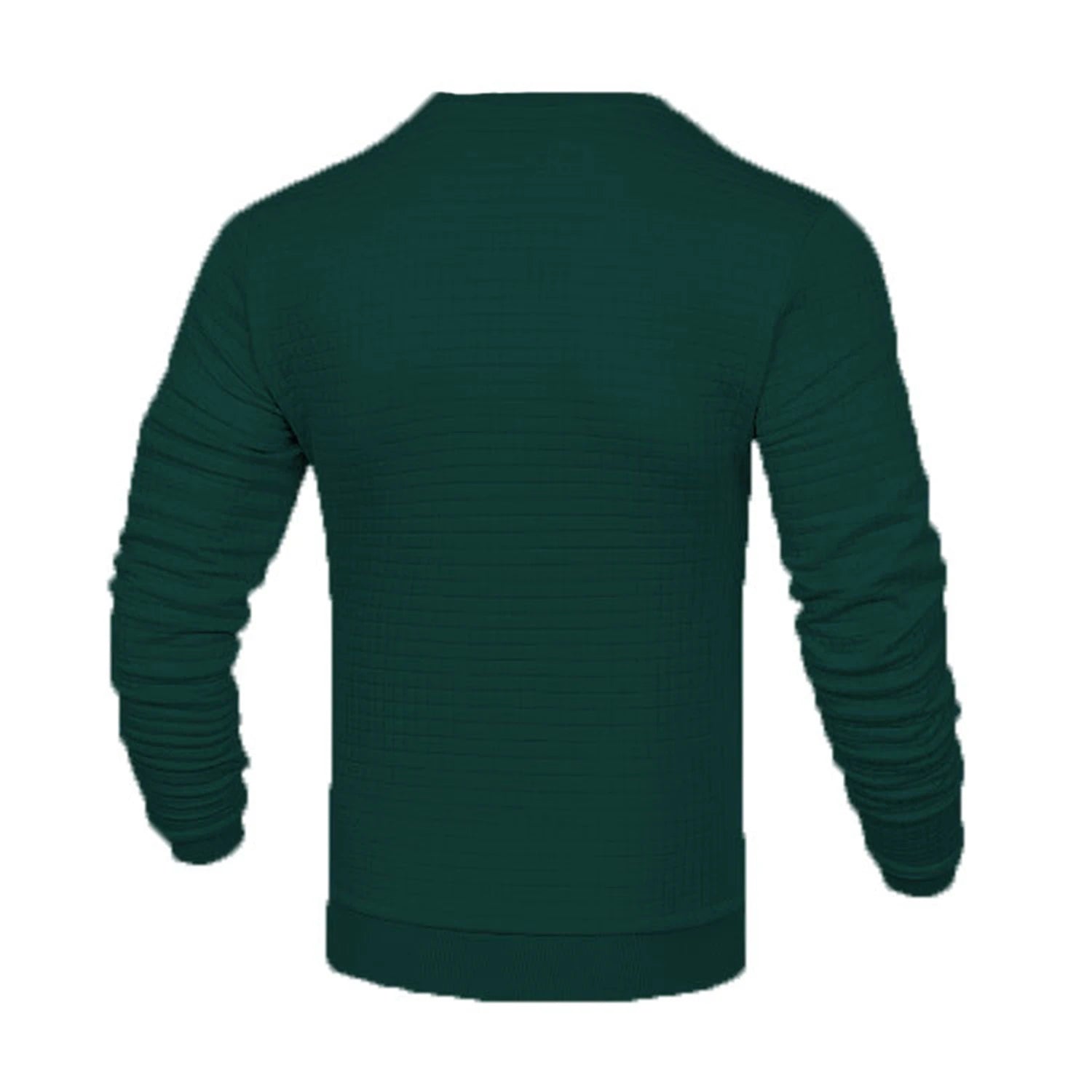 Hoodie Homme Col Rond Jacquard Carreaux Waffle Texture Fashion Casual Chaud Tendance Streetwear – Sweat À Capuche Motif Carreaux Premium | Mode Homme Streetwear Premium
