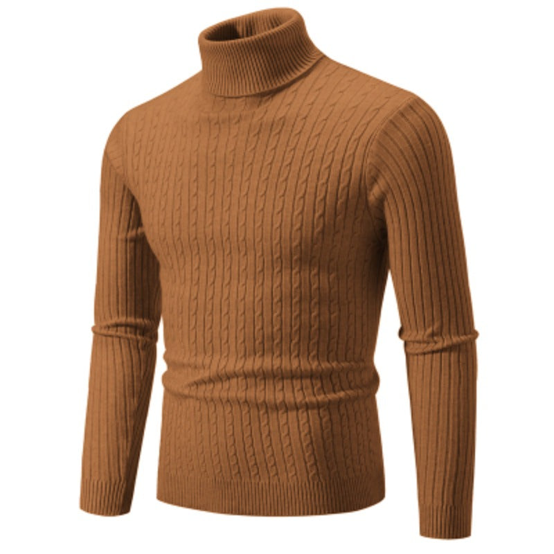 Herren Rollkragenpullover Gestrickt Wolle Warm Winter Uni Casual Outdoor Bequem Weich Elegant Zeitlos – Premium Rollkragenpullover Winter | Premium Herrenmode Winter