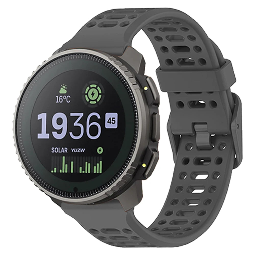 Bracelet Silicone Sport Suunto 20mm & 22mm – Compatible Race S, Vertical, Ocean, 5, 9 Peak Pro & 3 Fitness | Remplacement Premium