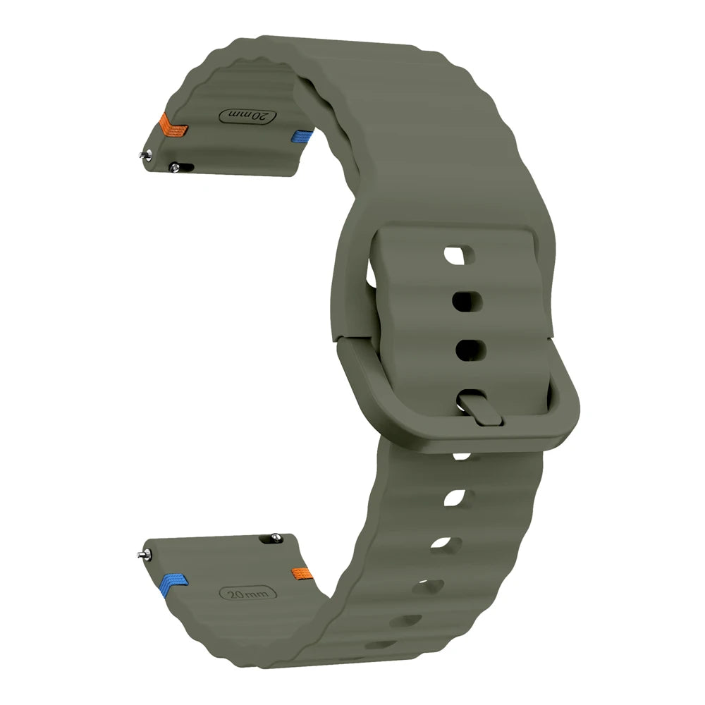 Bracelet Silicone 22mm Xiaomi Watch 2 Pro S4 S3 S2 S1 Active Mi Watch Color 2 – Vague Sport