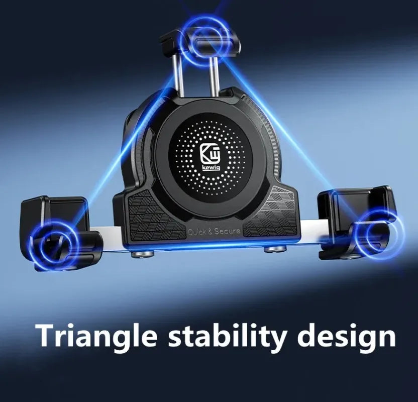 Support Téléphone Moto Chargeur Sans Fil 15W + USB-C 36W – Anti-Vol Anti-Vibration Guidon