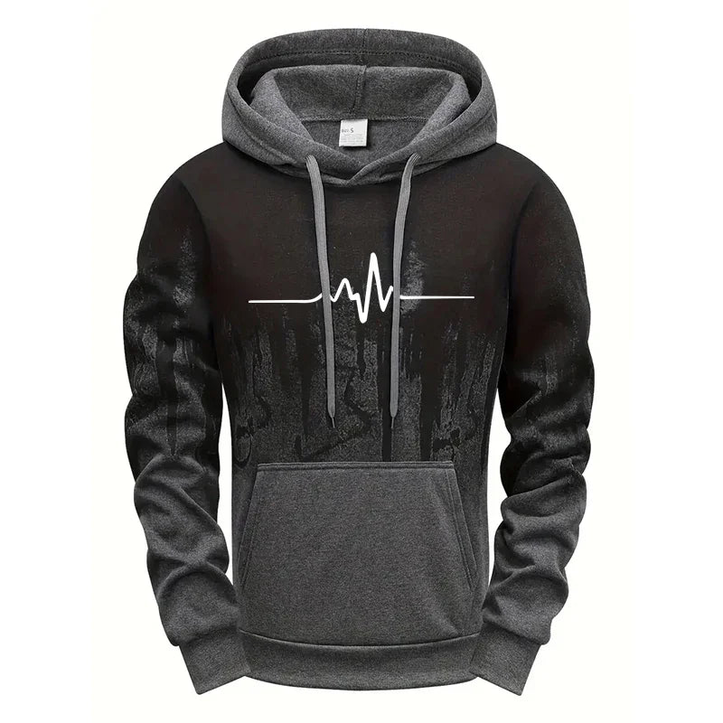 Herren-Trainingsanzug 2-teilig Hoodie + Jogginghose Casual Sport Komfort Alltag Mode Vielseitig Premium – Komplettes Sportoutfit | Herren Sportmode Premium