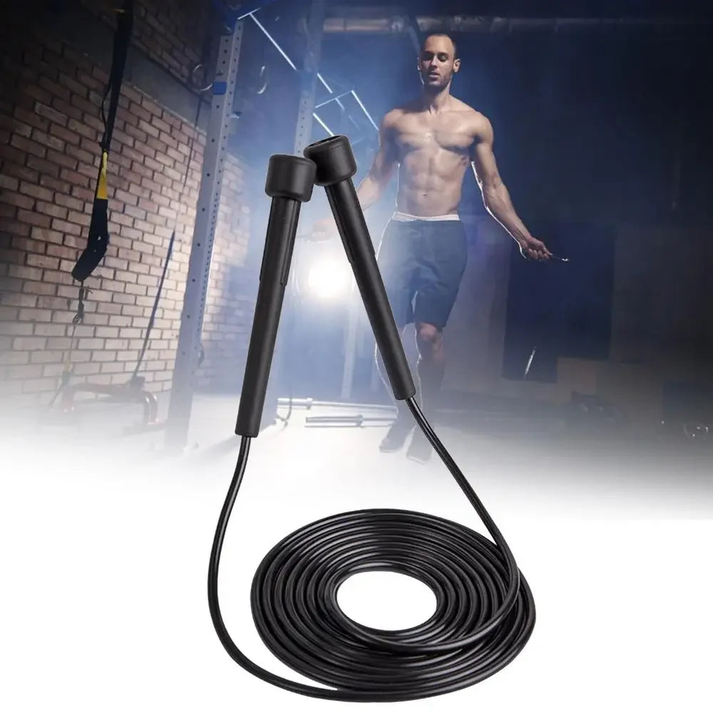 Springseil Speed PVC 2,8M Professionell – Verstellbar | Fitness, Boxen & Krafttraining | Erwachsene & Kinder | Intensives Cardio
